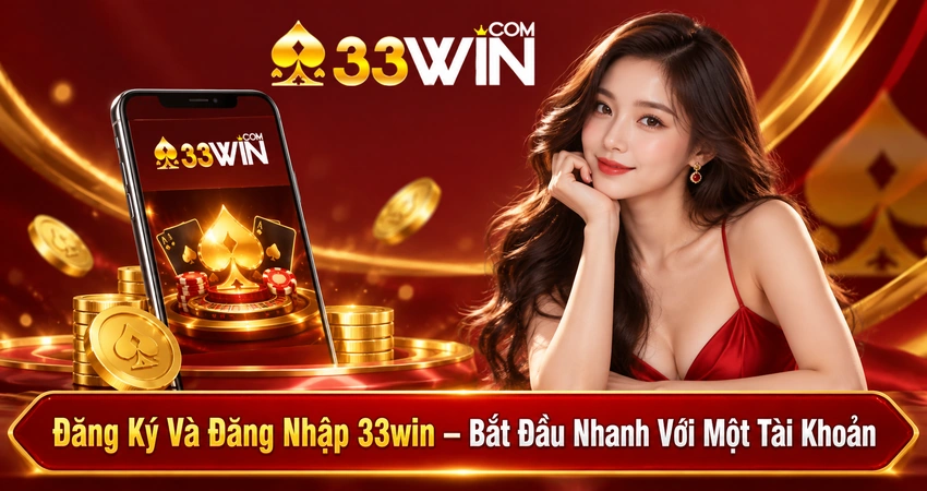 Đăng Ký Và Đăng Nhập 33win – Bắt Đầu Nhanh Với Một Tài Khoản